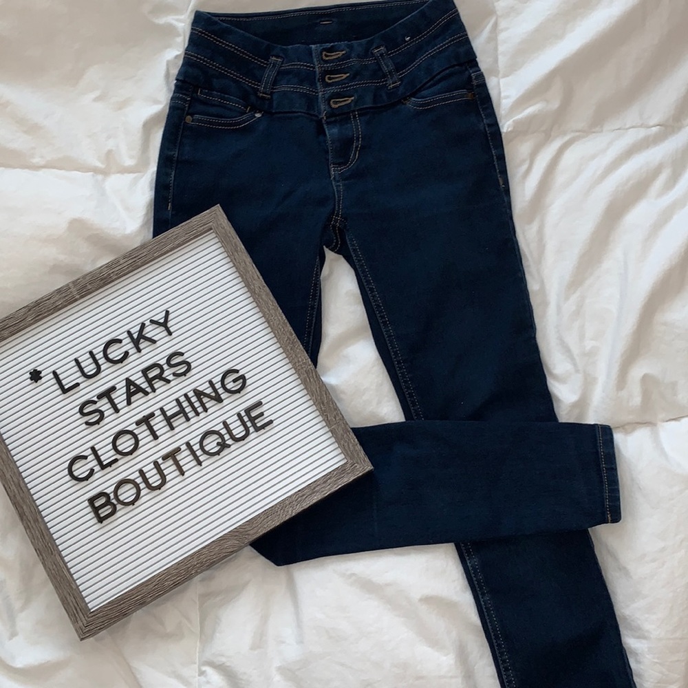 Juniors Blue Spice Stretch Jeans